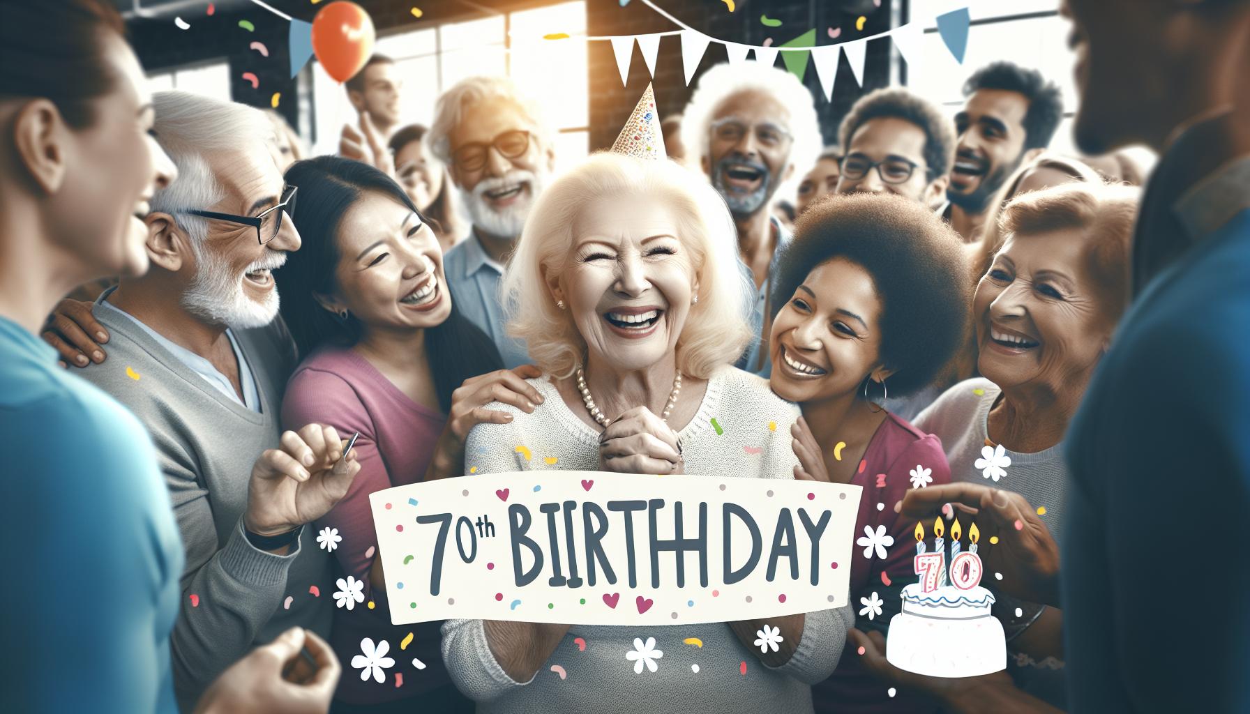 Crafting the Perfect 70th Birthday Wishes for Female Friends: A Guide