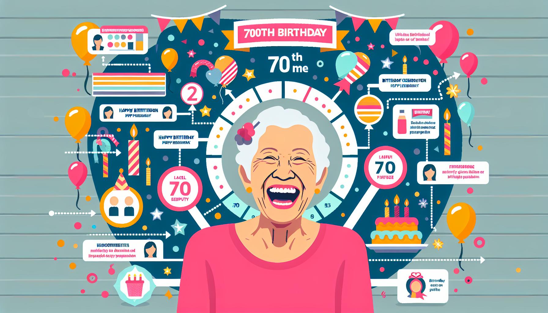 Expressing Love & Laughter: Thoughtful & Funny 70th Birthday Wishes for Mum