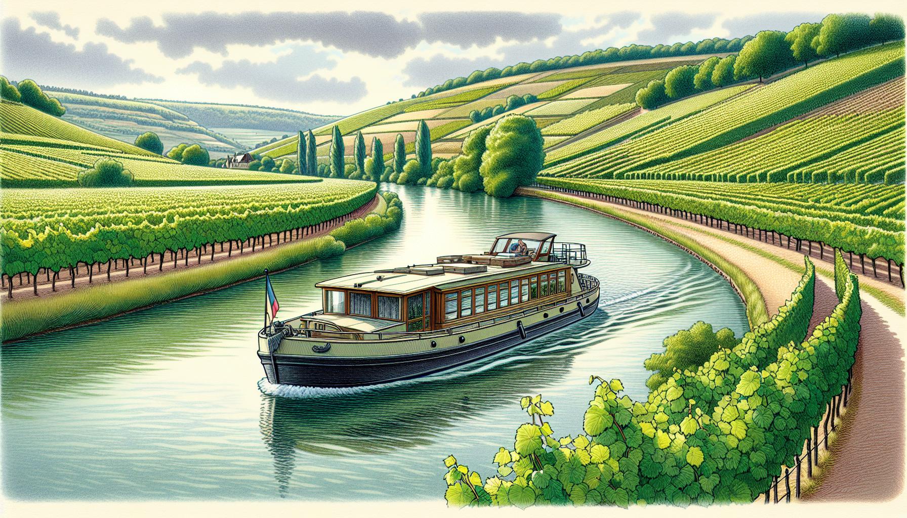 barge trips through france