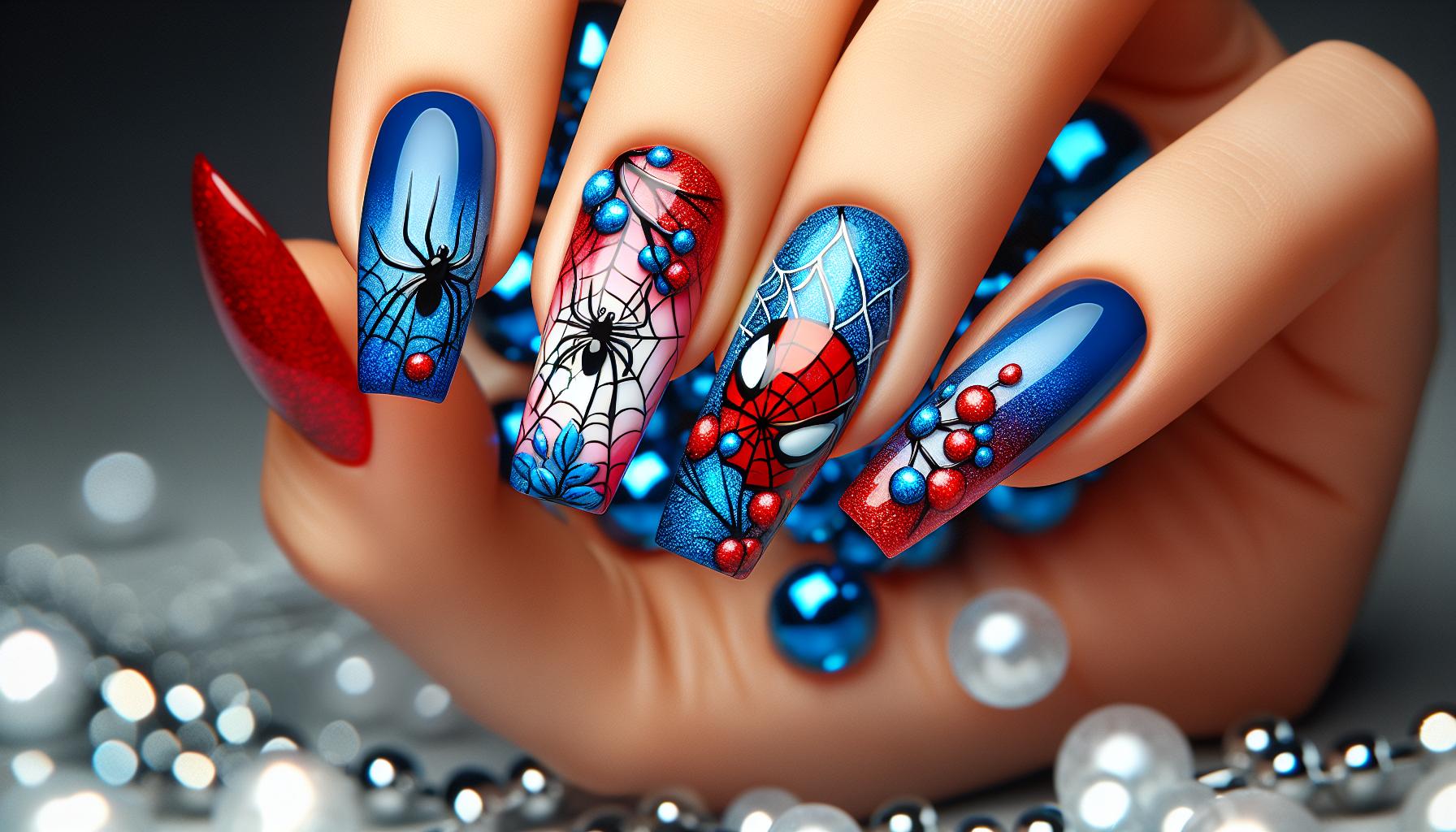 The Amazing Spider-man 2 Nails | dottyaboutnails
